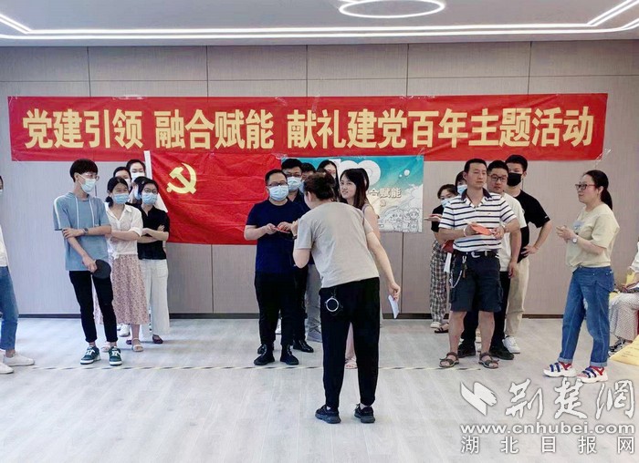 东西湖区社会组织综合党委开展献礼建党百年红色主题活动