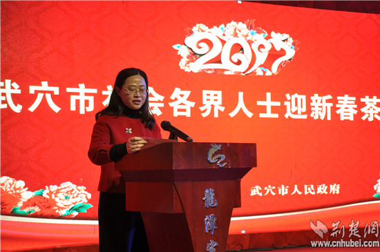 陈平校长代表全市知识分子在武穴市2017年新
