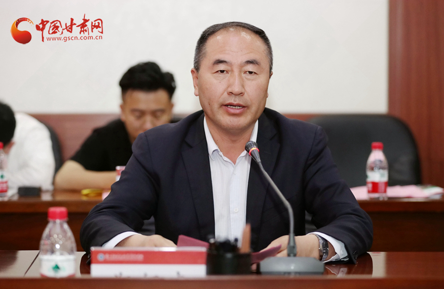 兰州资源环境职业技术学院党委书记,院长郑绍忠致辞